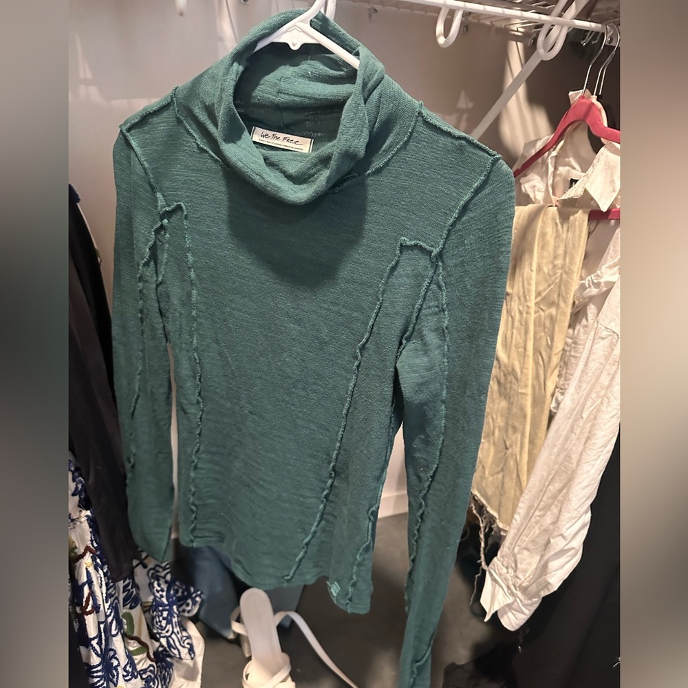 Green Free People Top
